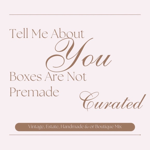 Mystery Jewelry Box 7 Pieces Curated For You - Vintage Estate Handmade Boutique - Picture 3 of 3